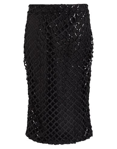 Federica Tosi Woman Midi Skirt Black Size 6 Polyester