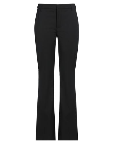Dondup Woman Pants Black Size 28 Virgin Wool, Elastane In Black