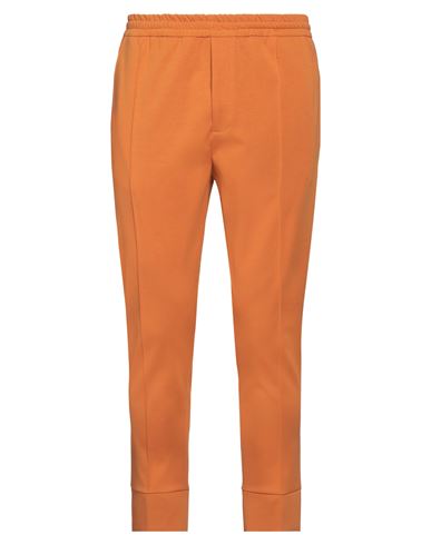 Shop Hōsio Man Pants Orange Size 34 Cotton, Polyamide, Elastane
