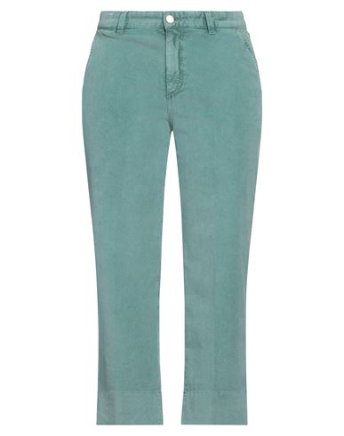 PT TORINO PT TORINO WOMAN PANTS TURQUOISE SIZE 25 COTTON, ELASTANE 