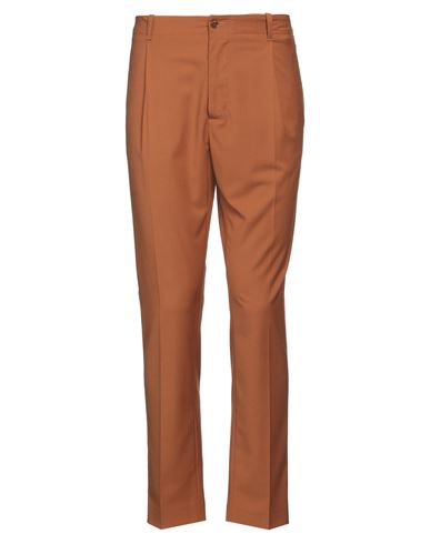 DANIELE ALESSANDRINI DANIELE ALESSANDRINI MAN PANTS TAN SIZE 30 POLYESTER, VISCOSE, ELASTANE 