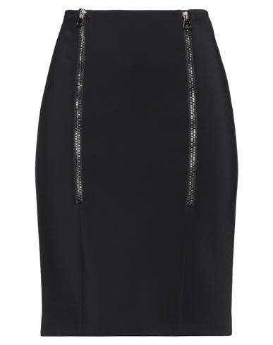 Shop Tom Ford Woman Midi Skirt Black Size 6 Viscose, Elastane, Cotton, Silk