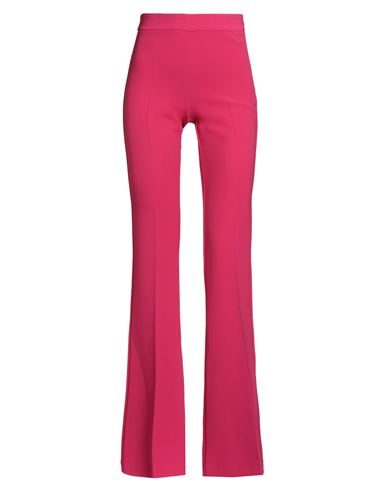 Simona Corsellini Woman Pants Fuchsia Size 10 Polyester, Elastane In Pink
