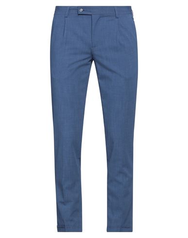 Grey Daniele Alessandrini Man Pants Navy Size 34 Polyester, Viscose, Elastane In Blue