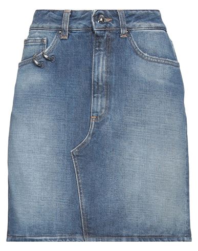 Shop Dondup Woman Denim Skirt Blue Size 32 Cotton