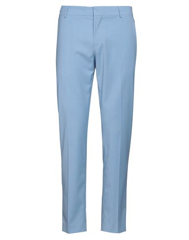 GREY DANIELE ALESSANDRINI GREY DANIELE ALESSANDRINI MAN PANTS LIGHT BLUE SIZE 38 POLYESTER, VISCOSE, ELASTANE 