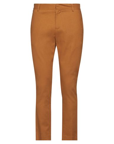 Daniele Alessandrini Man Pants Camel Size 30 Linen, Viscose In Beige