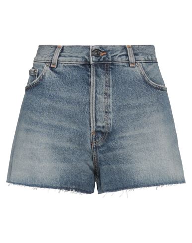 Shop Haikure Woman Denim Shorts Blue Size 26 Cotton
