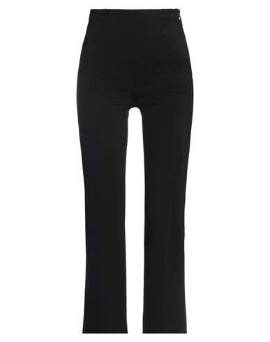 Shop Patrizia Pepe Woman Pants Black Size 12 Viscose, Polyamide, Elastane