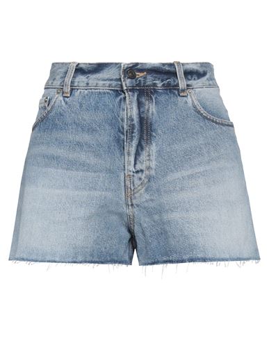 Shop Haikure Woman Denim Shorts Blue Size 25 Cotton