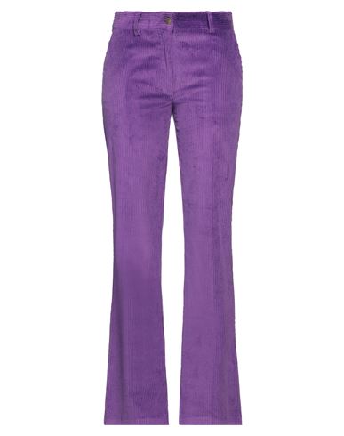 Pantalones Mujer Morado 40 Mujer