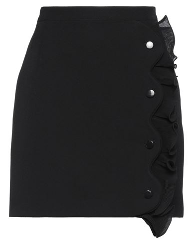 Essentiel Antwerp Woman Mini Skirt Black Size 4 Recycled Polyester, Elastane In Black