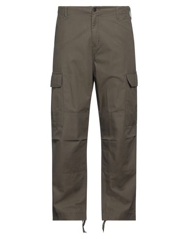 Carhartt Man Pants Military Green Size 36w-30l Cotton