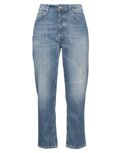 Shop Dondup Woman Jeans Blue Size 32 Cotton