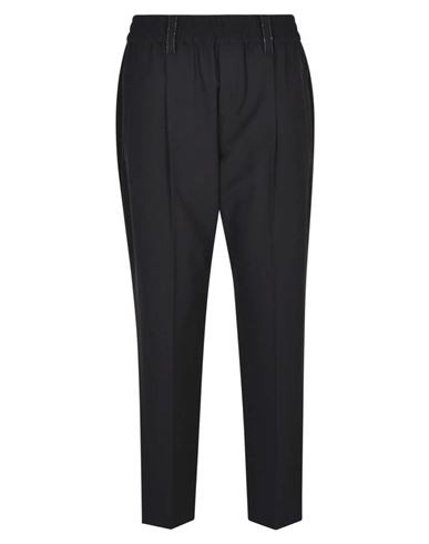 Brunello Cucinelli Pants Woman Pants Black Size 00 Wool