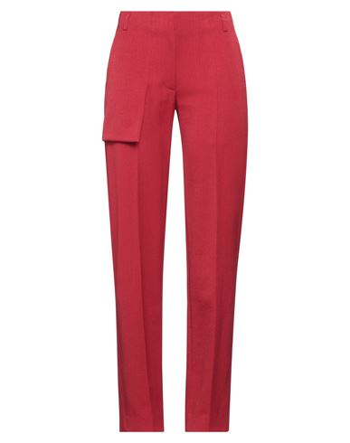 Victoria Beckham Woman Pants Red Size 2 Polyester, Virgin Wool