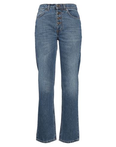Shop Twinset Woman Jeans Blue Size 28 Cotton