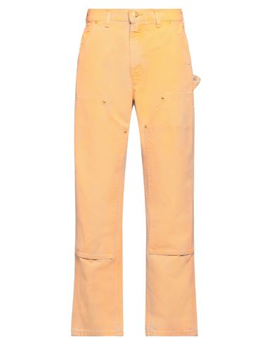 Shop Notsonormal Man Pants Orange Size 30 Cotton