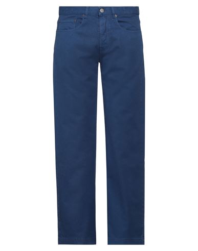 Shop Massimo Alba Man Pants Blue Size 34 Cotton