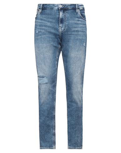 Shop Guess Man Jeans Blue Size 30w-32l Cotton, Polyester, Elastane