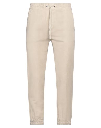 Iceberg Man Pants Beige Size M Linen, Cotton In Beige