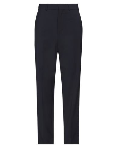 Shop Msgm Man Pants Midnight Blue Size 38 Virgin Wool, Elastane