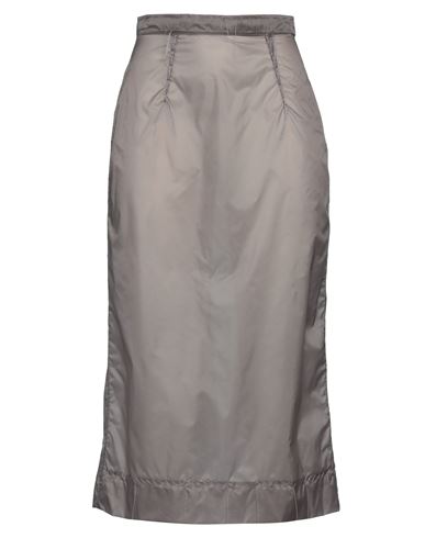 Maison Margiela Woman Midi Skirt Lead Size 6 Polyamide In Gray