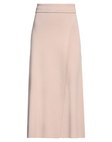 Shop Isabel Benenato Woman Maxi Skirt Blush Size 4 Viscose, Polyester In Pink