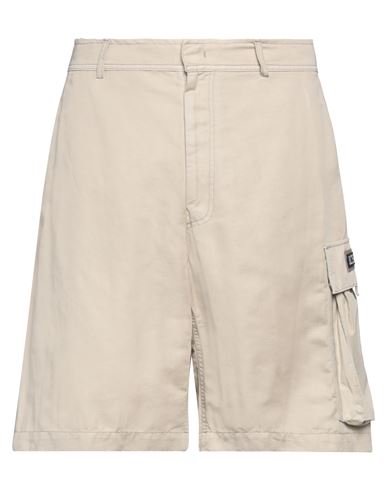 Shop Iceberg Man Shorts & Bermuda Shorts Beige Size 36 Linen, Cotton