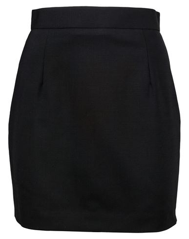 Shop Dsquared2 Skirt Woman Denim Skirt Black Size 6 Virgin Wool