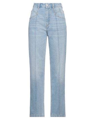 Shop Isabel Marant Woman Jeans Blue Size 6 Cotton