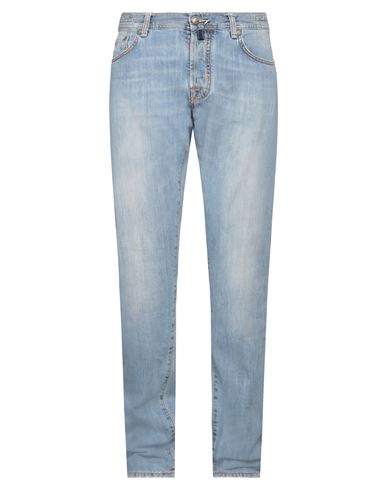 Shop Jacob Cohёn Man Jeans Blue Size 36 Cotton
