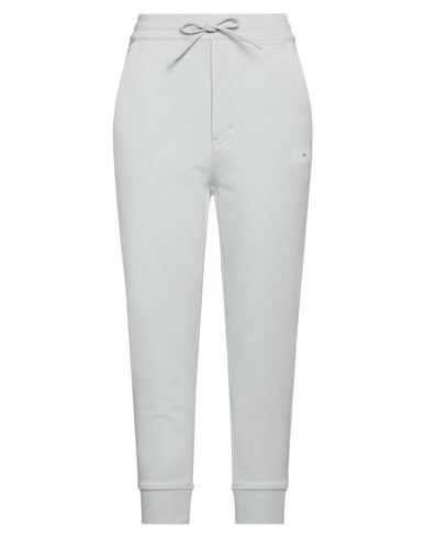 Y-3 Woman Pants Light Grey Size L Organic Cotton, Elastane In Gray