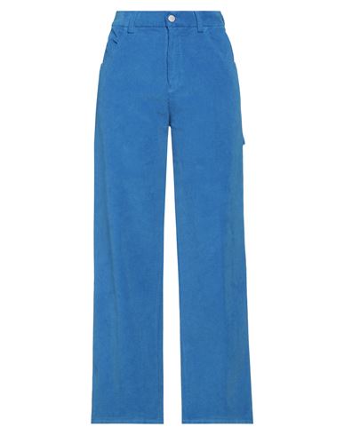 Shop Cellar Door Woman Pants Blue Size 6 Cotton, Elastane