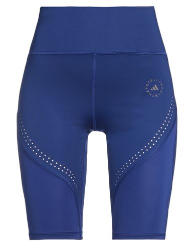 Adidas By Stella Mccartney Woman Leggings Beige Size L Recycled Polyester, Elastane In Blue