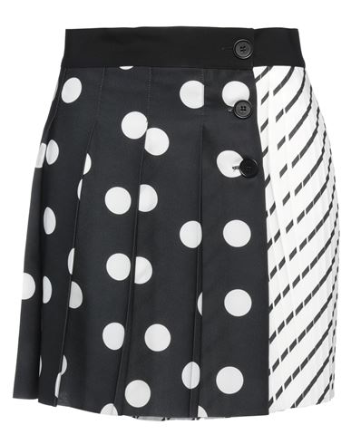Msgm Woman Mini Skirt Black Size 8 Polyester