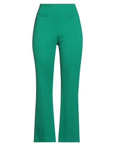 Meimeij Woman Pants Green Size 4 Viscose, Polyamide, Elastane In Green