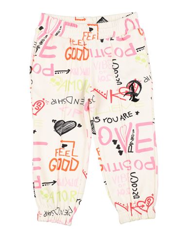 Pinko Up Toddler Girl Pants Ivory Size 5 Cotton In White