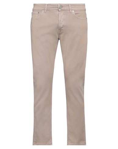 Shop Pmds Premium Mood Denim Superior Man Pants Beige Size 33 Cotton, Elastane