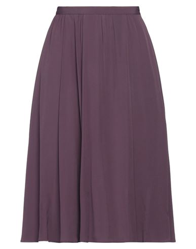 Patrizia Pepe Woman Midi Skirt Purple Size 4 Viscose