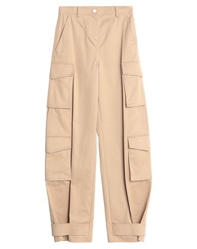 Shop Valentino Garavani Woman Pants Beige Size 6 Cotton, Elastane