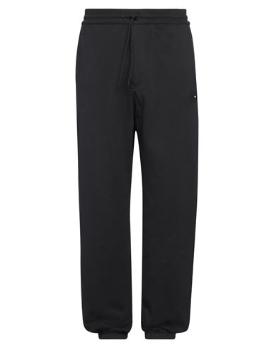 Y-3 Man Pants Black Size L Cotton In Black
