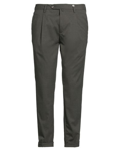 Myths Man Pants Military Green Size 38 Polyester, Viscose, Elastane In Gray