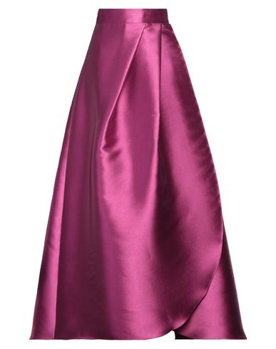 Camilla  Milano Camilla Milano Woman Maxi Skirt Magenta Size 6 Polyester In Purple
