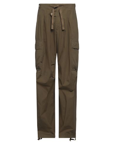 Shop Darkpark Man Pants Military Green Size 36 Cotton