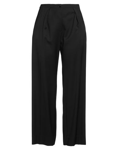 Acne Studios Woman Pants Black Size 8 Viscose, Wool In Black