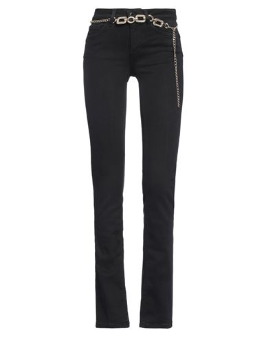 Liu •jo Woman Jeans Black Size 32w-34l Cotton, Modal, Elastomultiester, Elastane In Black