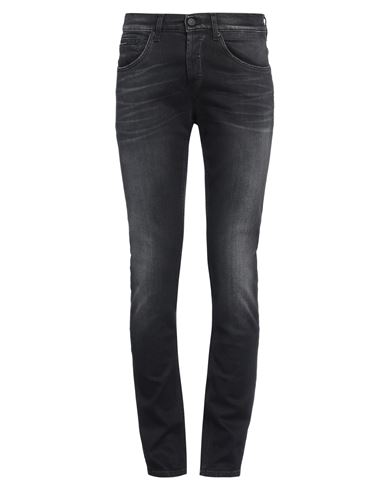 Dondup Man Jeans Black Size 32 Organic Cotton, Modal, Elastomultiester, Elastane In Black
