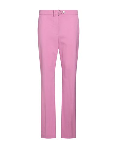 Moschino Jeans Woman Pants Pink Size 10 Polyester, Virgin Wool, Elastane
