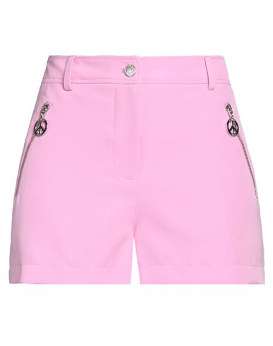 Moschino Jeans Woman Shorts & Bermuda Shorts Pink Size 6 Polyester, Elastane